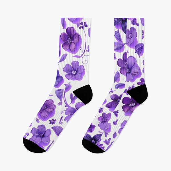 Item preview, purple beaty seamless floral designed and sold by  Mudikeys.