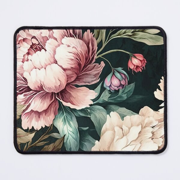 Item preview, Peony Flowers Watercolor – Elegant Pastel Floral Art designed and sold by HasHs.