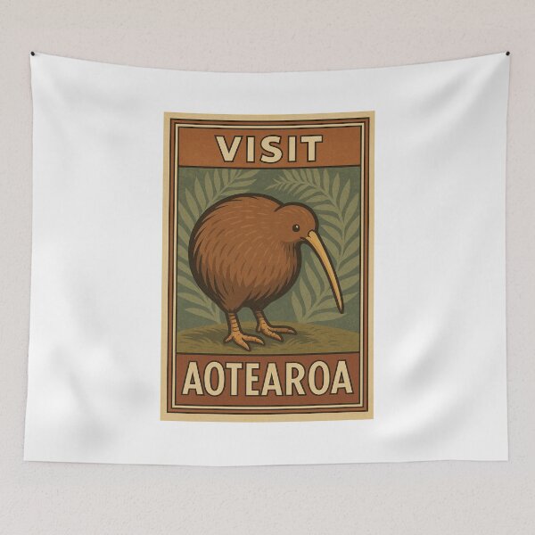 Item preview, Visit Aoetearoa! designed and sold by Aotearoa-Art-Co.