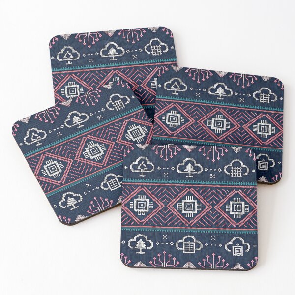 Item preview, Geeky Tech Knit Fair Isle Pattern designed and sold by tretyakov.