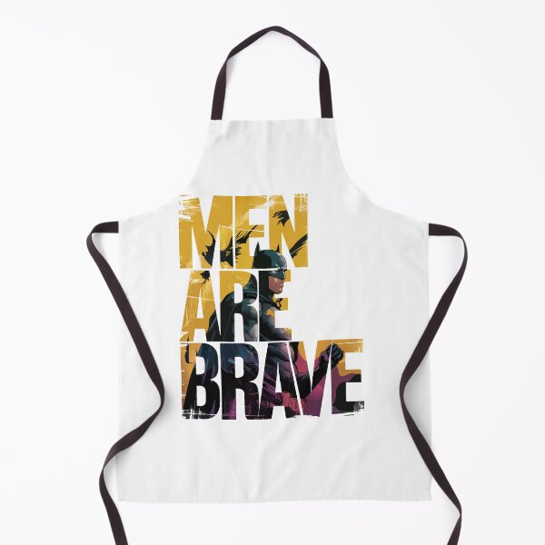 Item preview, Men Are Brave – Superhero-Inspired Text Design designed and sold by TRTrendyHouse.