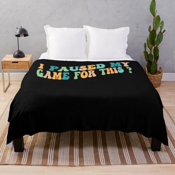 Item preview, I Paused My Game for This Funny Video Gamer Men Boys Groovy designed and sold by ZANNIX.