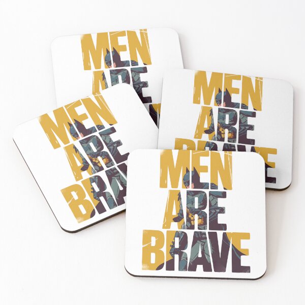 Item preview, Dark Knight Vibes – Men Are Brave Typography designed and sold by TRTrendyHouse.