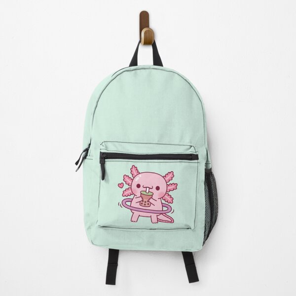 Item preview, Cute Axolotl Drinking Boba Tea While Hooping designed and sold by rustydoodle.