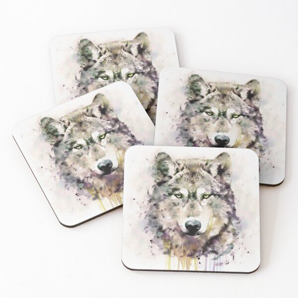 Item preview, Lone Wolf Watercolor designed and sold by caracatita75.