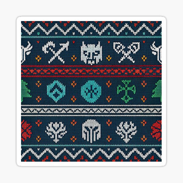Artikel-Vorschau von Geek Gaming Fair Isle Strickmuster, designt und verkauft von tretyakov.