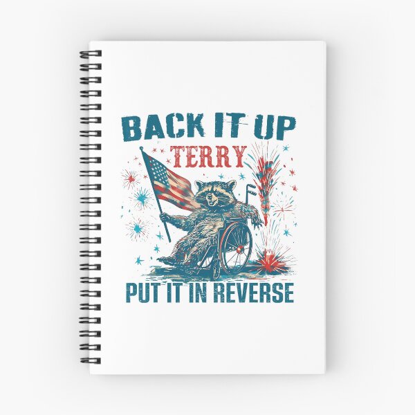 Item preview, Vintage Back It Up Terry Put It In Reverse Raccoon 4Th July Firework designed and sold by SpeedyPrints.