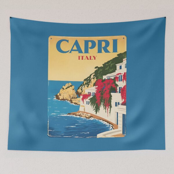 Item preview, A Vintage Art of Capri - Italy  designed and sold by GoodOldVintage.