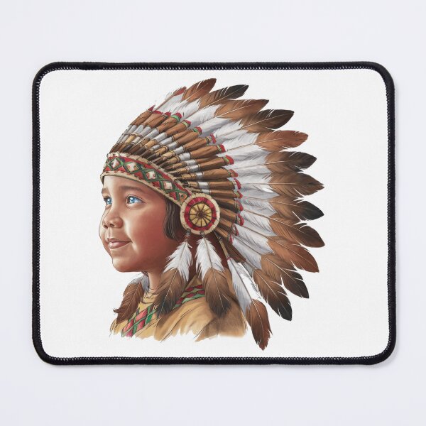 Item preview, Native American child designed and sold by YounexxART.