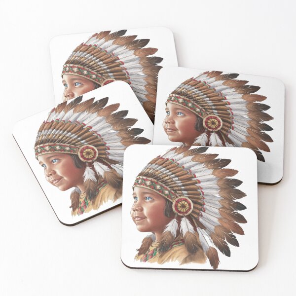 Item preview, Native American child designed and sold by YounexxART.