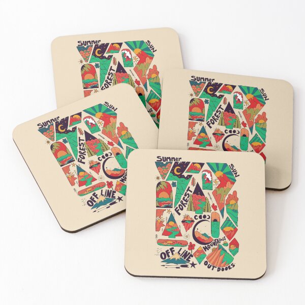 Item preview, Mountain doodles  designed and sold by Swadeillustrations.