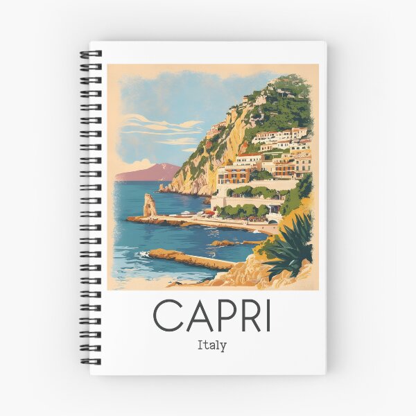 Item preview, A Vintage Illustration of Capri - Italy  designed and sold by GoodOldVintage.