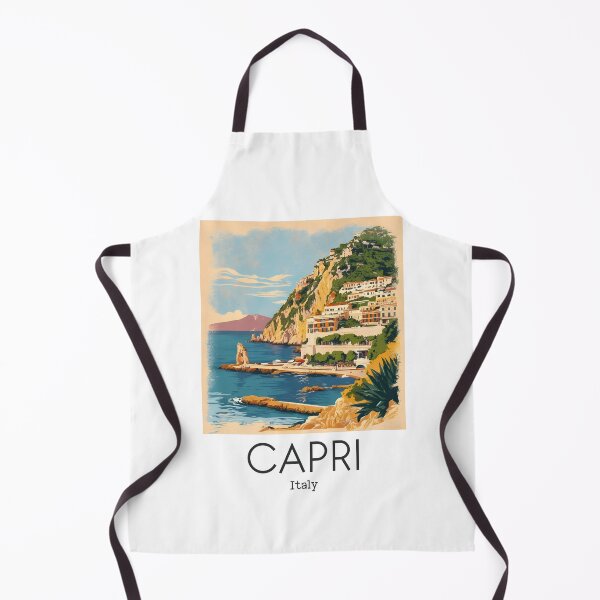 Item preview, A Vintage Illustration of Capri - Italy designed and sold by GoodOldVintage.