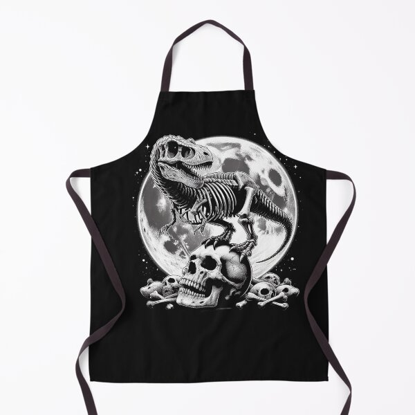 Item preview, Dinosaur Skeleton Tyrannosaurus Rex Goth Tee Shirt designed and sold by candiscamera.