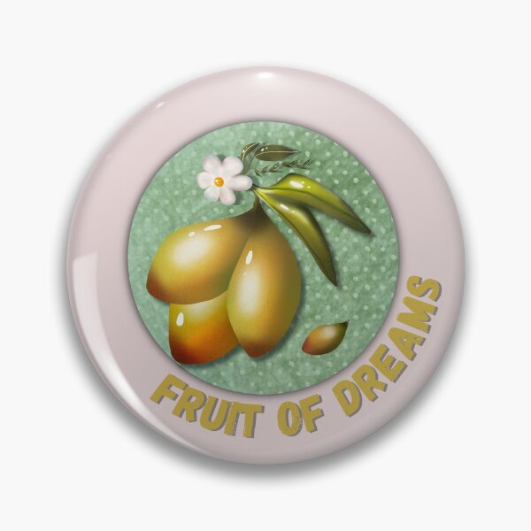 Item preview, Golden Mango Fruit Pattern – Elegant Tropical Botanical Design designed and sold by Almanzart.