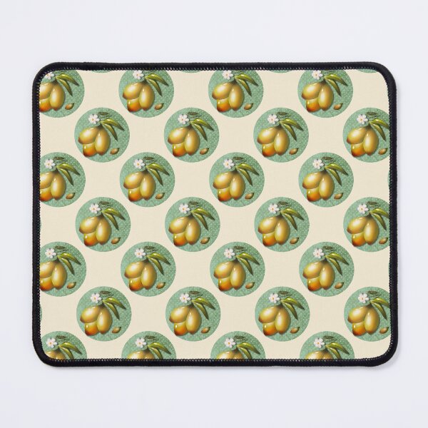 Item preview, Golden Mango Fruit Pattern – Elegant Tropical Botanical Design designed and sold by Almanzart.