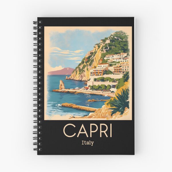 Item preview, A Vintage Illustration of Capri - Italy  designed and sold by GoodOldVintage.