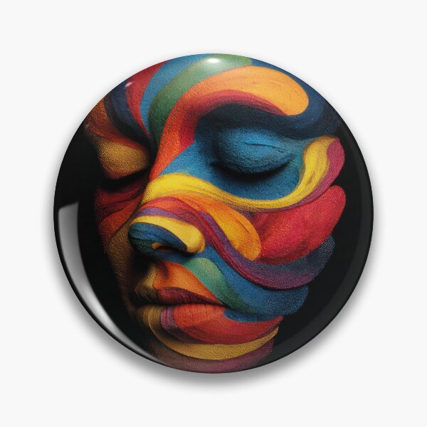 Item preview, Colorful Face designed and sold by AImazeD.