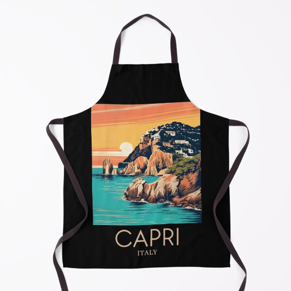 Item preview, A Pop Art Travel Print of Capri - Italy designed and sold by StudioRedKoala.