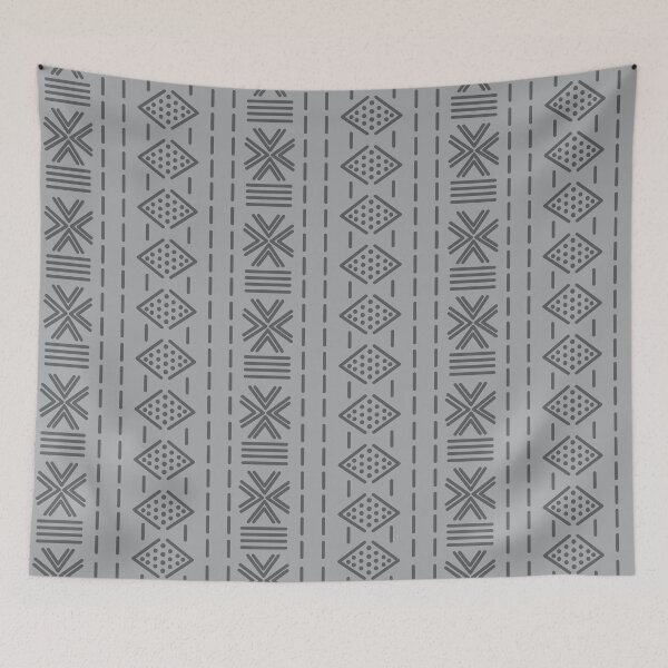Item preview, Bogolan Grey Pattern designed and sold by Wolagno.