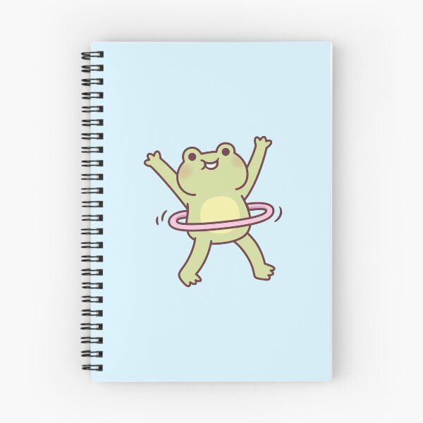 Item preview, Cute Frog Playing With Hoop designed and sold by rustydoodle.