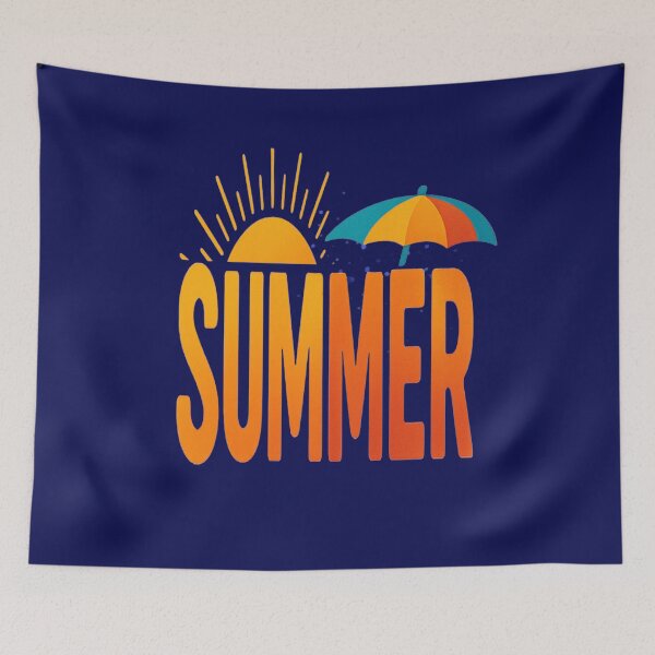 Item preview, Vibrant "SUMMER" Text Design designed and sold by tinkeybabes.