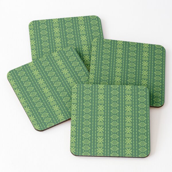 Item preview, Bogolan Green Pattern designed and sold by Wolagno.