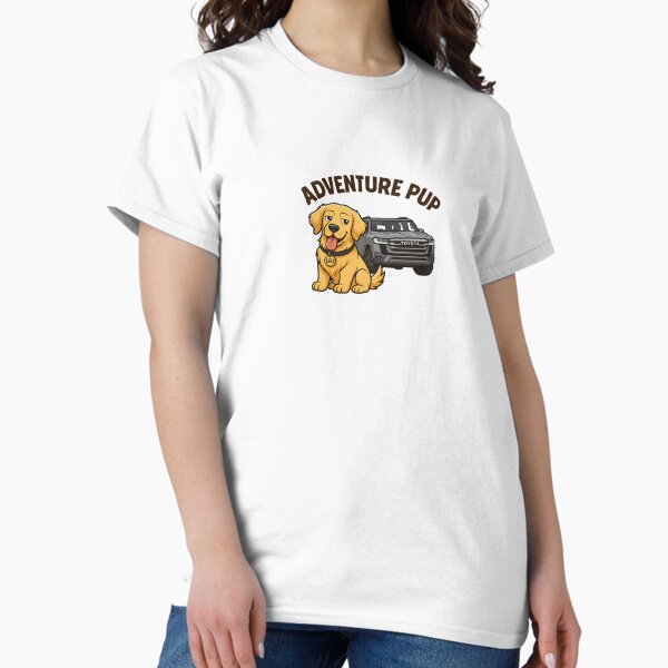 Item preview, Adventure Pup – Dog and SUV Art designed and sold by 03Golden-Leo.