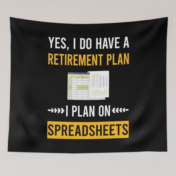 Item preview, Retirement Plan Spreadsheet Spreadsheets designed and sold by zuehloxerxk.