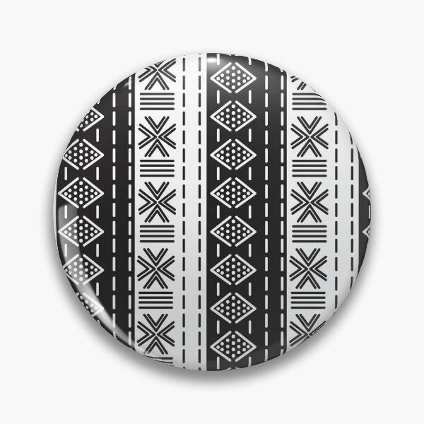 Item preview, Bogolan Black and white pattern designed and sold by Wolagno.
