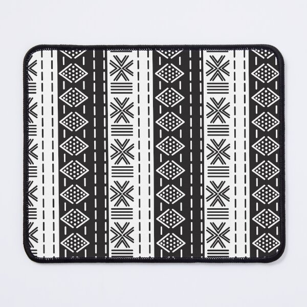 Item preview, Bogolan Black and white pattern designed and sold by Wolagno.