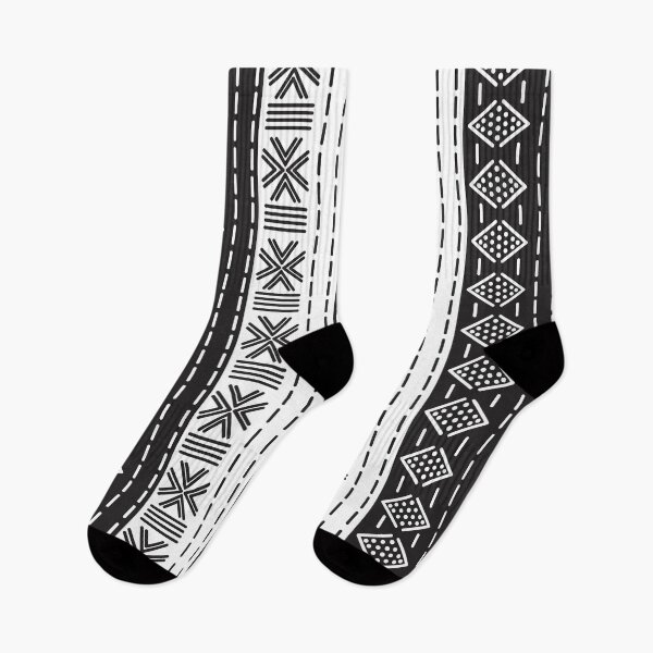 Item preview, Bogolan Black and white pattern designed and sold by Wolagno.