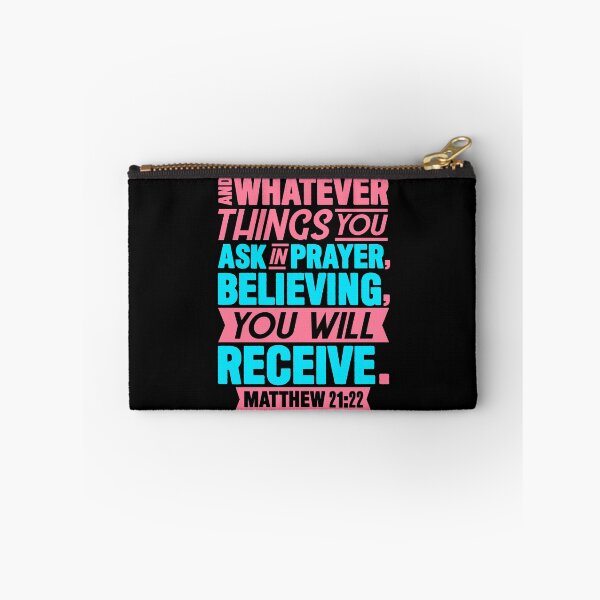 Item preview, Matthew 21:22 Whatever You Ask In Prayer Believing You Will Receive designed and sold by plushism.