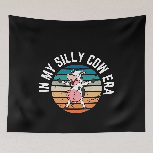 Item preview, In my silly cow era retro design tshirt designed and sold by ClickATee Store .