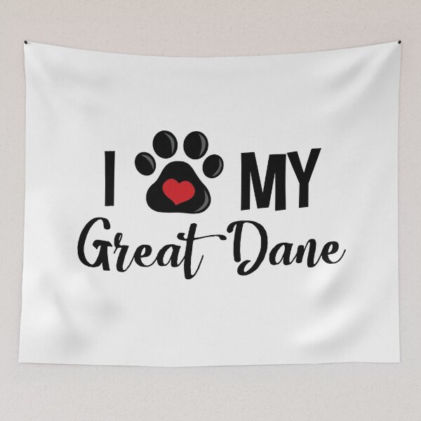 Item preview, I Love My Great Dane designed and sold by InspiredQuotes.