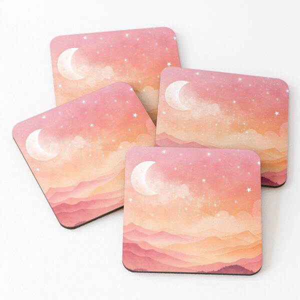Item preview, Soft Gradient Abstract – Pink to Orange Modern designed and sold by zaina.sho.