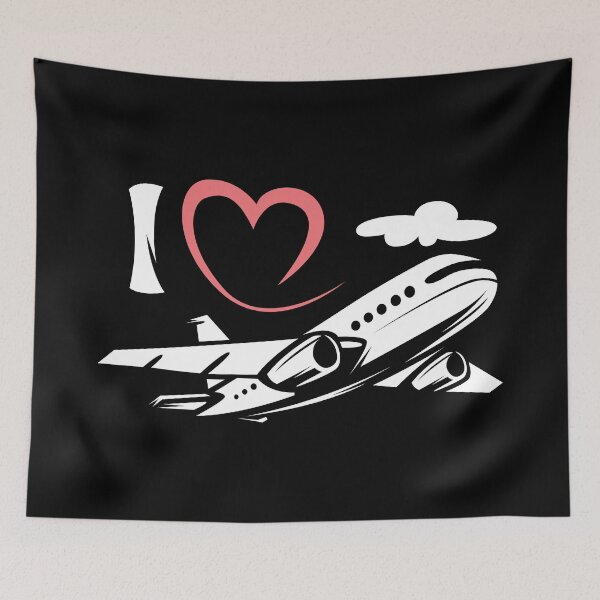 Item preview, I love airplanes - aviation and aviation fans designed and sold by AndreMi.