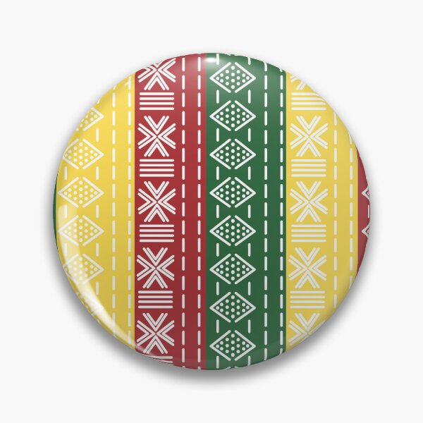 Item preview, Bogolan Rasta three colors - red yellow green designed and sold by Wolagno.