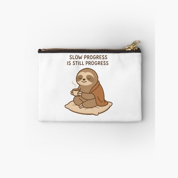 Item preview, Milo the Lazy Sloth – Slow Progress Quote | Cute Motivational Design designed and sold by Dokak Shop.