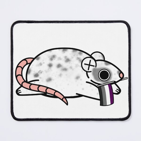 Item preview, Pride rat, Asexual flag designed and sold by LCDemon.