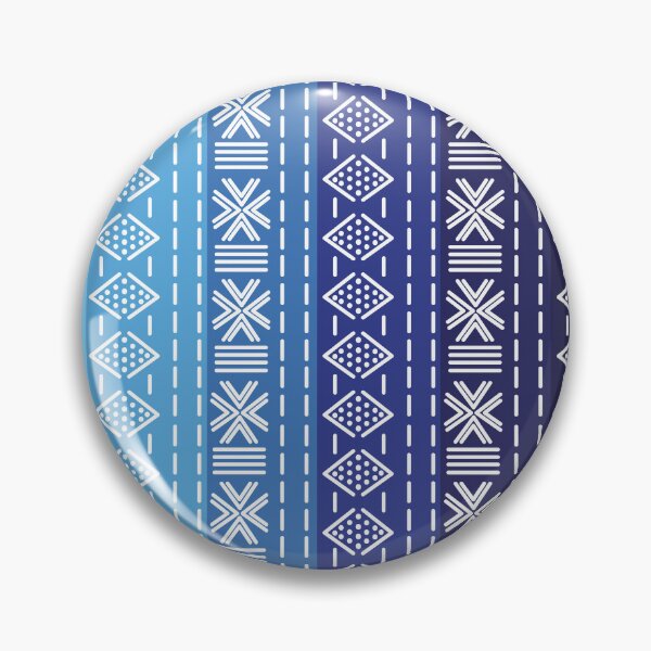 Item preview, Bogolan Blue Pattern designed and sold by Wolagno.
