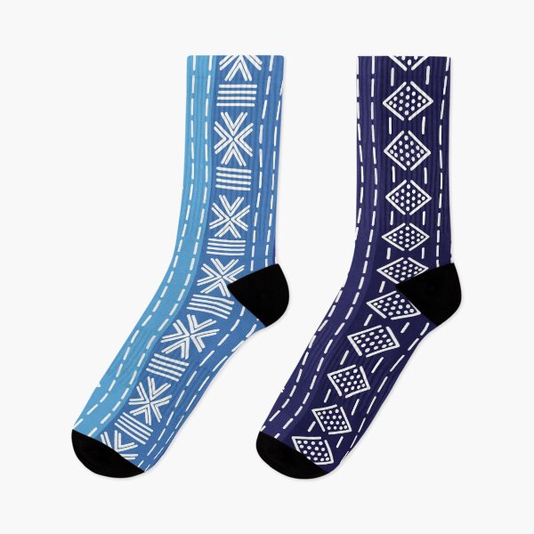 Item preview, Bogolan Blue Pattern designed and sold by Wolagno.
