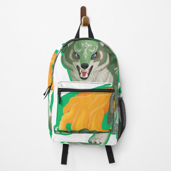 Item preview, Twilight princess with green wolf inspired from zelda designed and sold by Les ateliers Miloja.