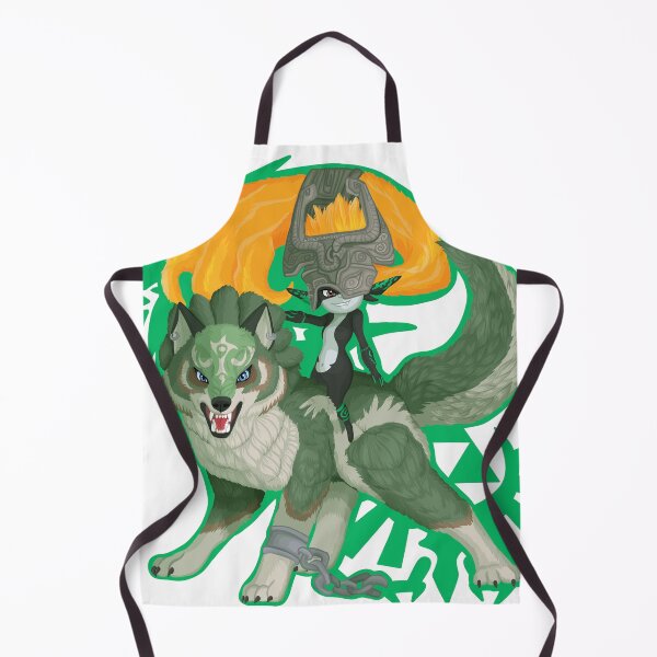 Item preview, Twilight princess with green wolf inspired from zelda designed and sold by Les ateliers Miloja.