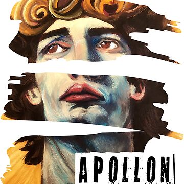 Artwork thumbnail, Painting of Apollon - Greek God of Music and Poetry by necrocutie