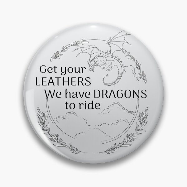 Item preview, Get Your Leathers We Have Dragons to Ride designed and sold by Gems-Canvas.