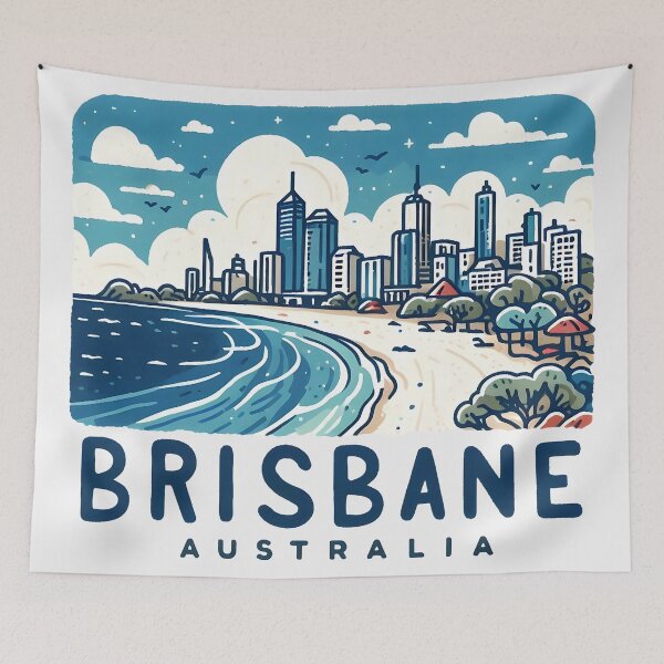 Item preview, Brisbane Australia  designed and sold by WanderlustCoCo.