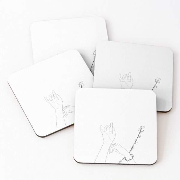 Item preview, Hands and Vine – Minimalist Botanical Line Art Illustration designed and sold by MH-Studio.