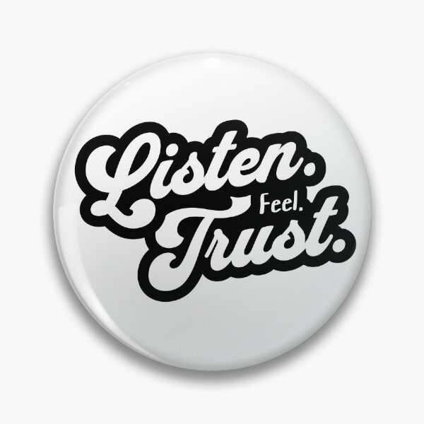 Item preview, Listen. Feel. Trust. – Mindfulness Design designed and sold by ByZimbo.