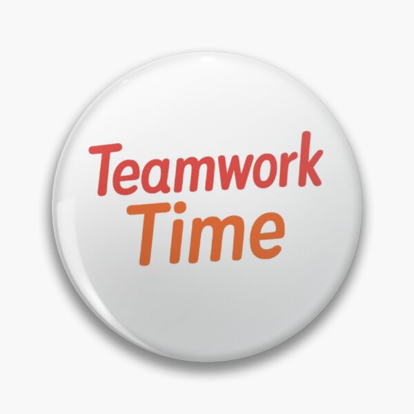 Item preview, Teamwork Time – Playful Handwritten Words in Fox Colors designed and sold by Educational Prints & Fun ABC Designs.